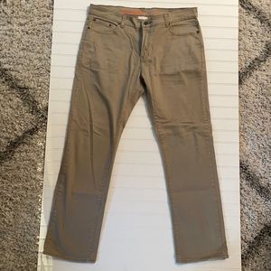Men’s Slim Straight Khaki Jeans